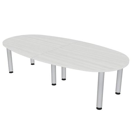 Skutchi Designs 45 in W, 96 in L, 29 in H, Engineered Wood Top, White HAR-BOVL-46X93-PT-WC